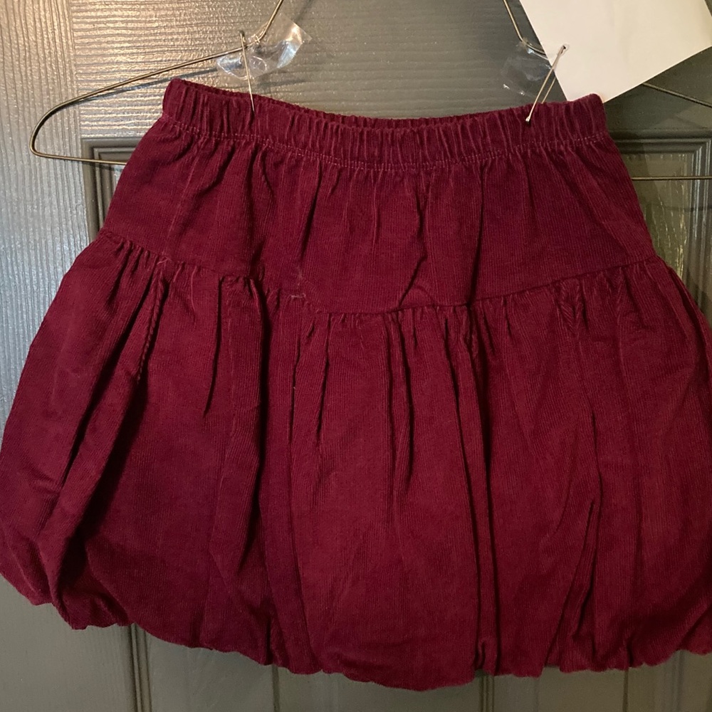 Jelly the Pug Maroon Bubble Skirt, 6